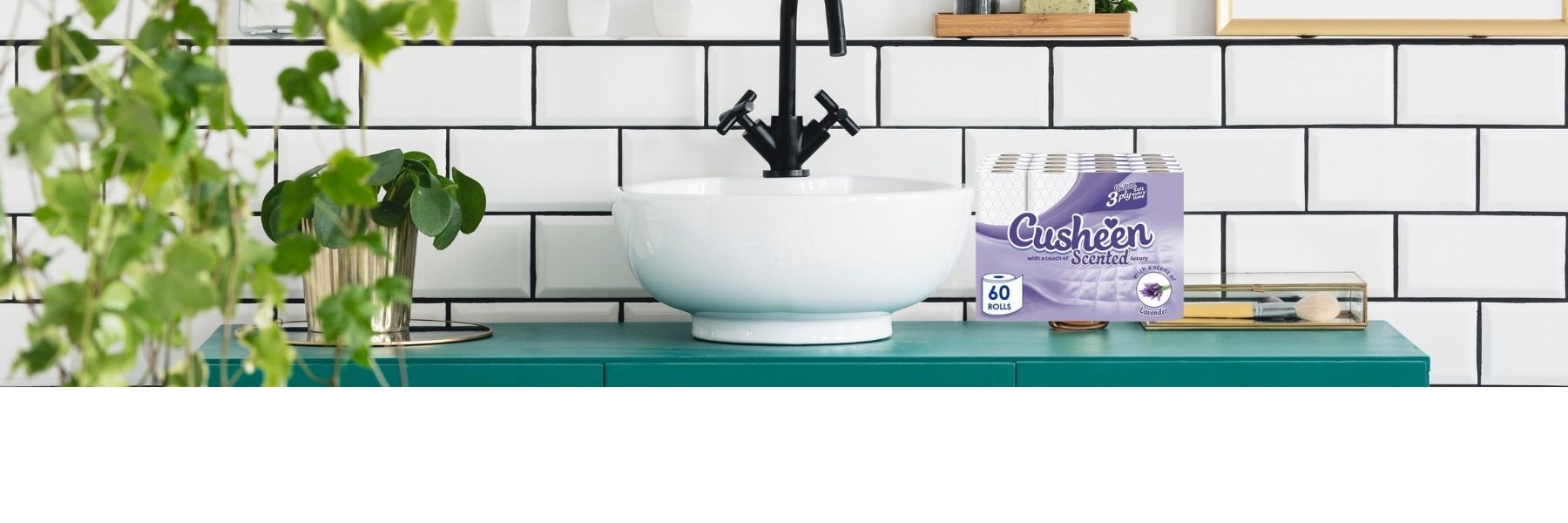 Create a bathroom experience with scented Cusheen