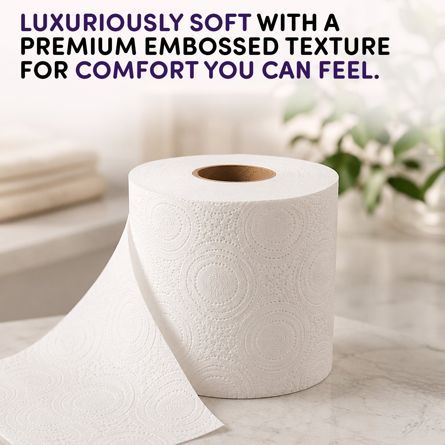 Splesh 3ply eco-friendly toilet paper rolls