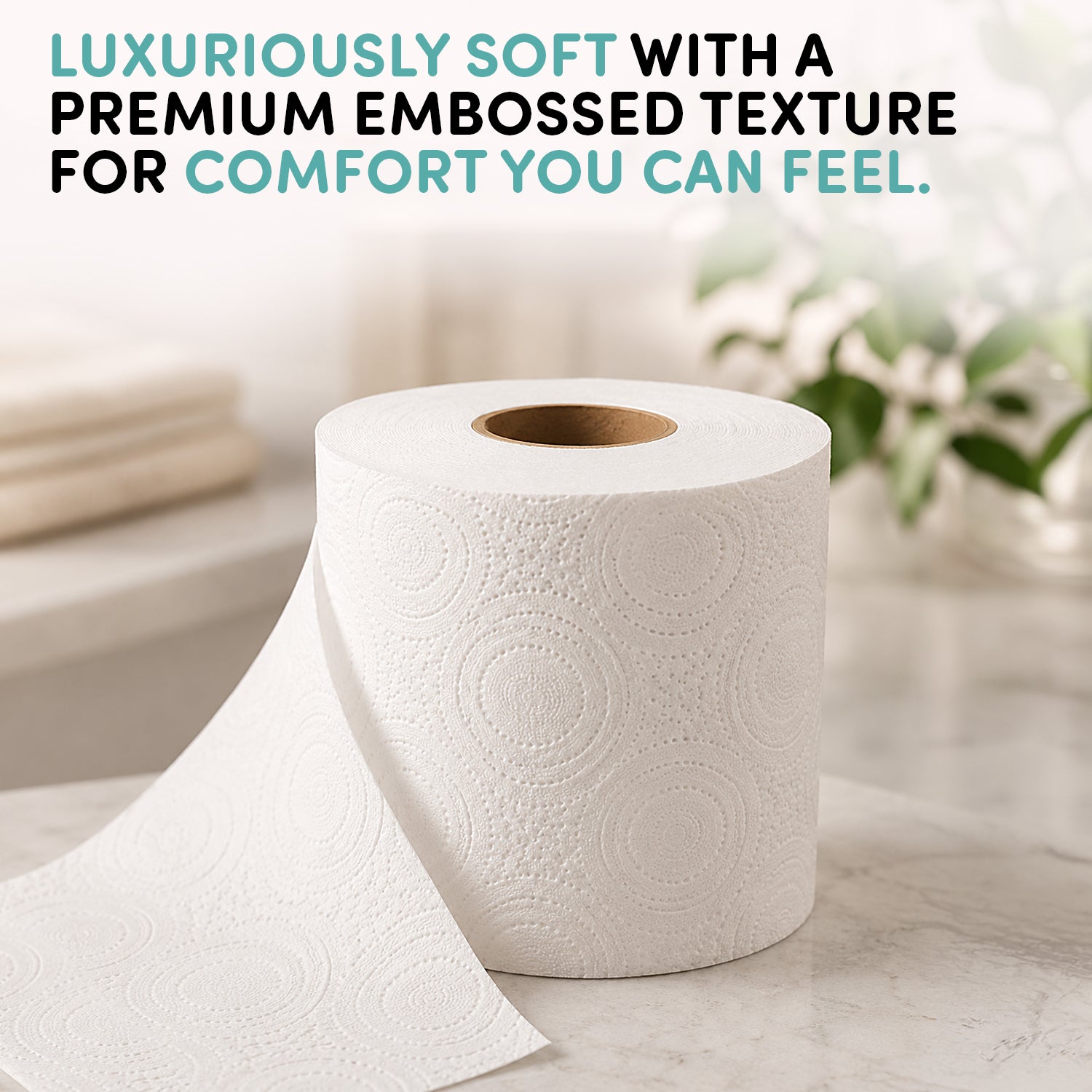 Soft toilet roll