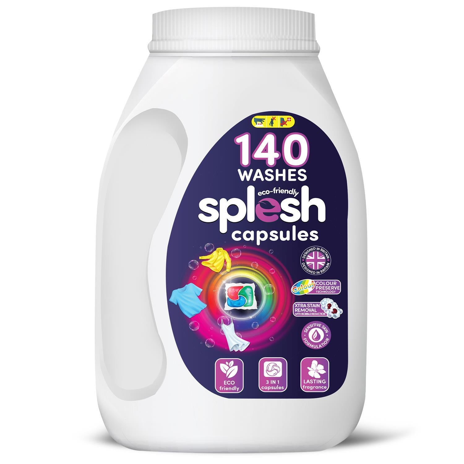 Splesh capsules laundry detergent
