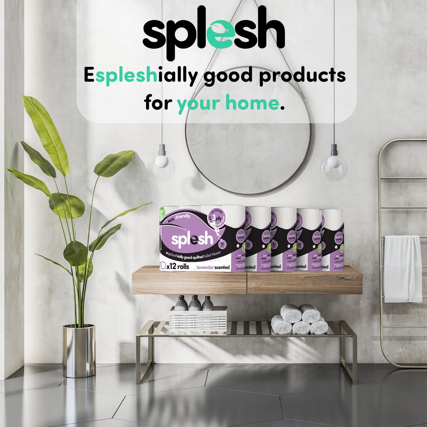 Pick & Mix Splesh Super Saver 72 Toilet Rolls Variety Pack - Splesh