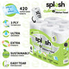 Splesh Culina XL Kitchen Towel 3 Ply 6 Rolls with 3in1 Laundry Capsules 140W