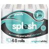 Splesh Toilet Roll Soft & Quilted 3-Ply Original White Toilet Tissue, 48 Rolls