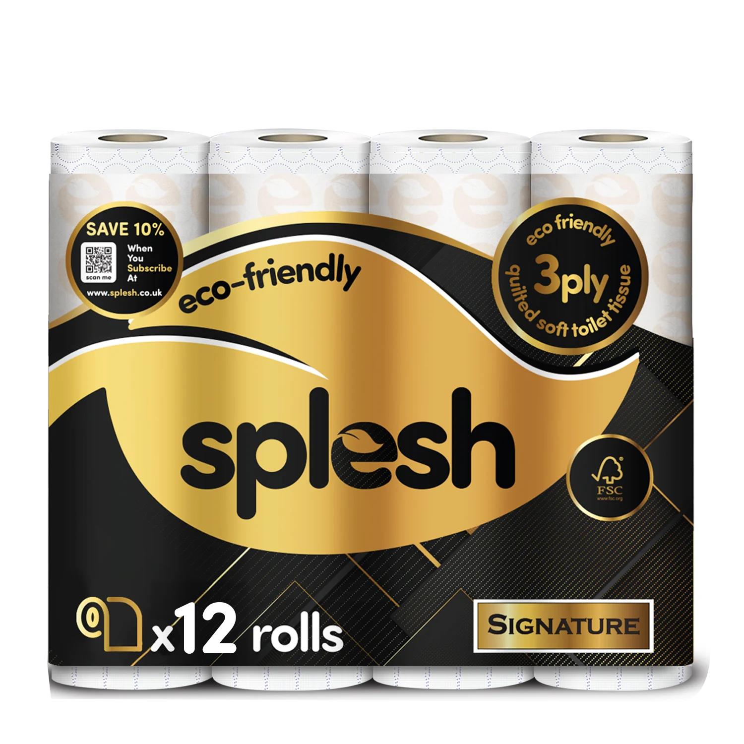 Splesh Signature 12 Roll luxury toilet paper
