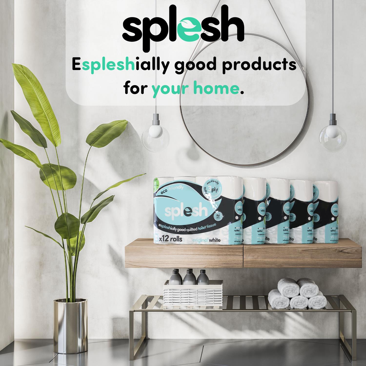 Pick & Mix Splesh Super Saver 72 Toilet Rolls Variety Pack - Splesh