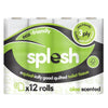 Splesh Toilet Roll Soft & Quilted 3-Ply AloeVera Scented Toilet Tissue, 12 Rolls