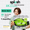 Splesh Summer Variety Quilted 72 Roll Pack, 3-Ply Soft Luxury Watermelon, Vanilla & Aloe Scented Tissue