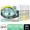 Splesh Variety Pack 84 Toilet Rolls (x24 White, Aloe, Lemon + x12 Lavender)