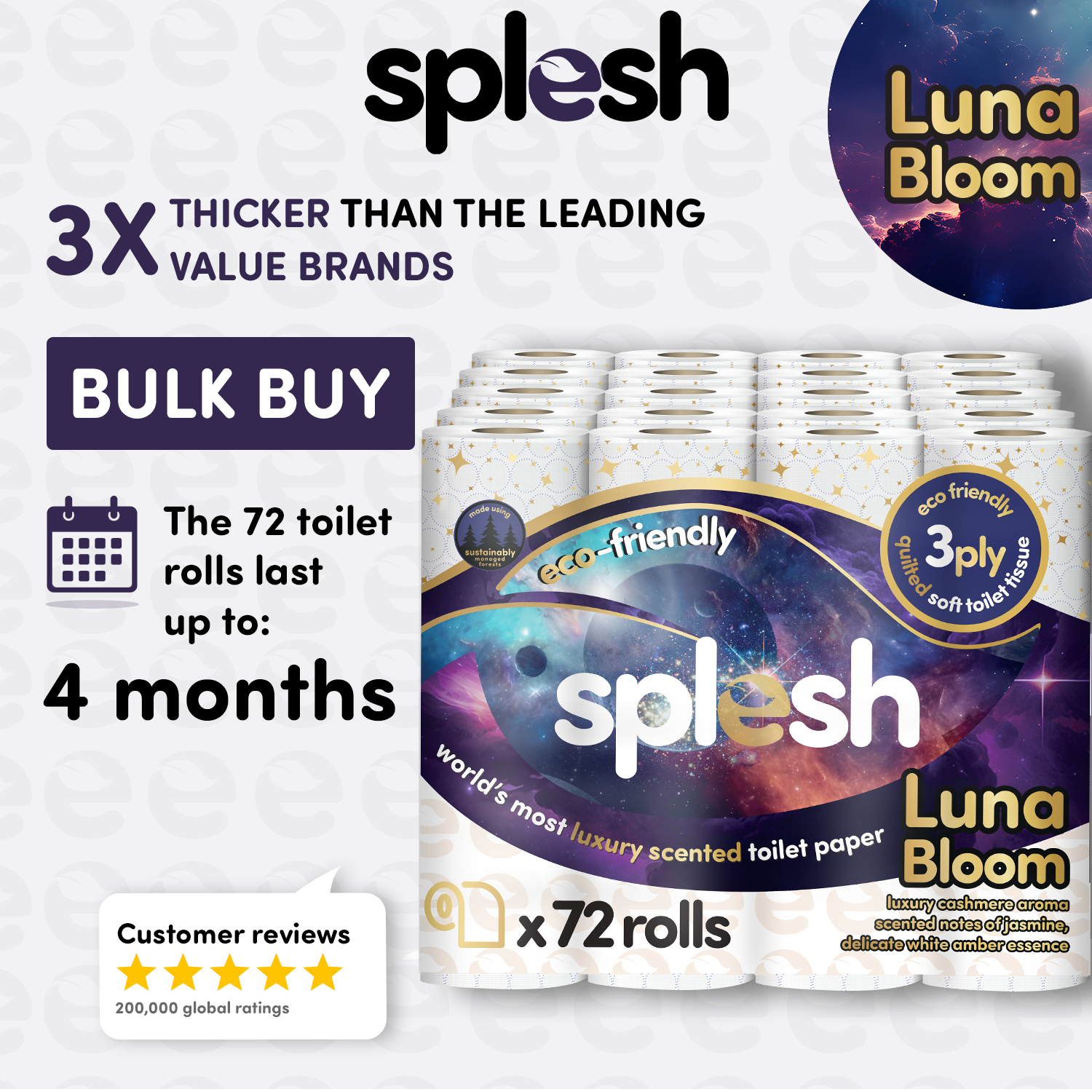 Splesh luna bloom toilet paper bulk buy