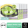 Splesh Super Saver 72 Toilet Rolls Variety Pack (36 Aloe vera+36 Lavender Rolls)