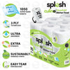 Splesh Toilet Roll Quilted White 60 Rolls with Culina Kitchen Towel 15 Rolls