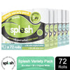 Splesh Super Saver 72 Toilet Rolls Variety Pack (36 Aloe+36 White Rolls)