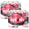 Splesh Soft & Quilted White, Lavender Aloe Vera or Lemon Toilet Tissue 120 Rolls