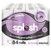 Splesh Toilet Roll, Soft & Quilted Eco-Friendly Lavender, 84 Rolls