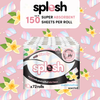 Splesh Quilted Toilet Roll Luxury Vanilla & Marshmallow 3-Ply Soft Toilet Paper, 72 Rolls