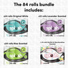 Splesh Variety Pack 84 Toilet Rolls (x24 White, Aloe, Vanilla + x12 Lavender)