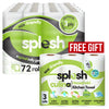 Splesh Toilet Roll Soft & Quilted Eco-friendly Aloe Vera 72 Rolls with Free Culina Kitchen Towel 3 Roll