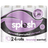 Splesh Soft & Quilted White, Lavender Aloe Vera or Lemon Toilet Tissue 24 Rolls - Splesh