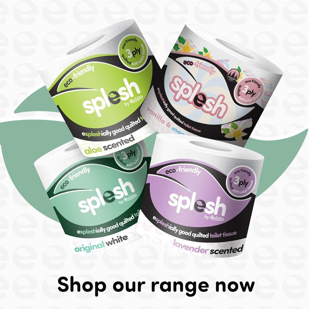 Splesh Variety Pack 84 Toilet Rolls (x24 White, Aloe, Vanilla + x12 Lavender) - Splesh