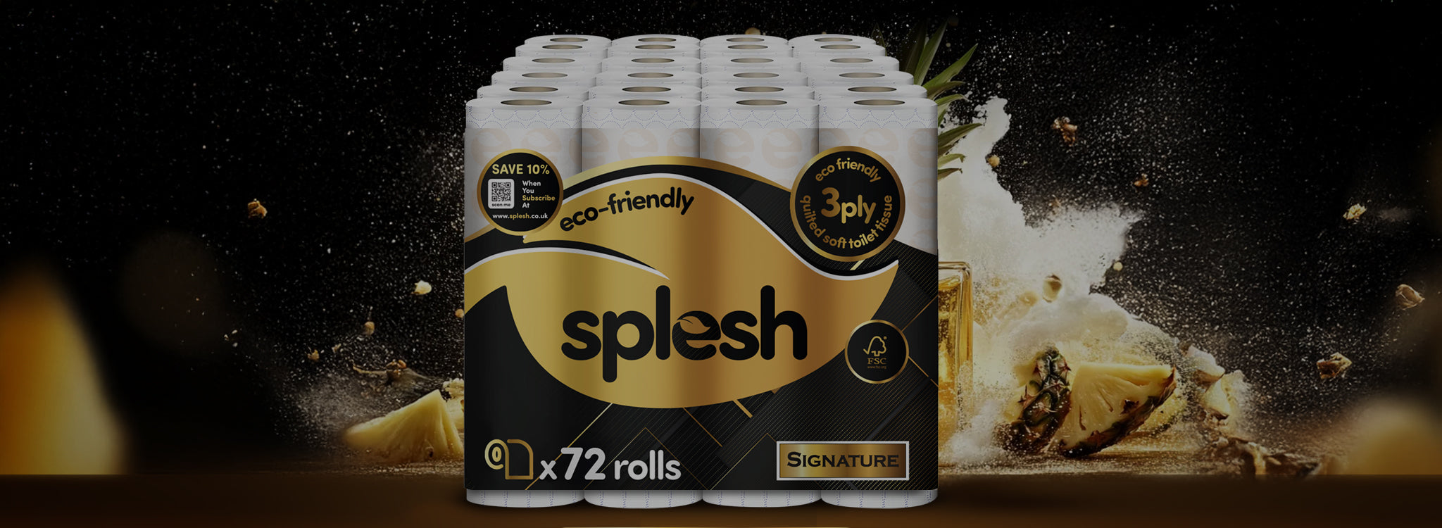 Splesh Signature toilet rolls